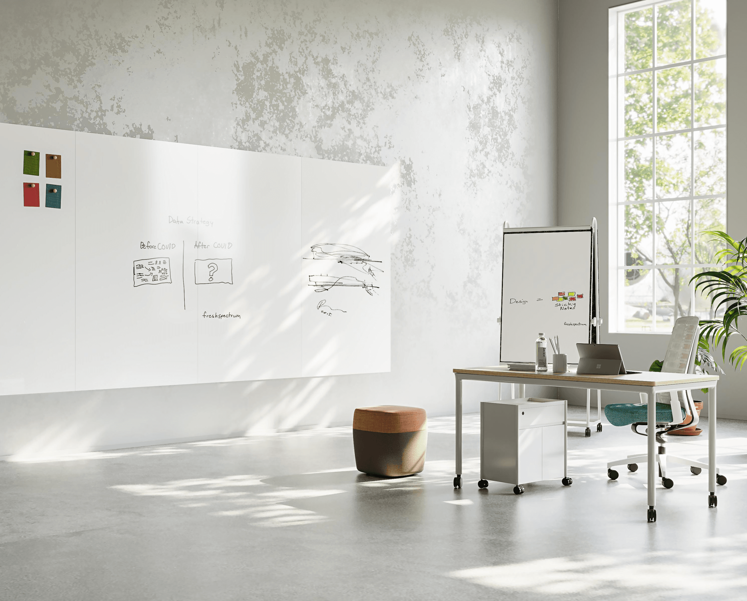 Whiteboard Series | CeramicSteel Collaborative Whiteboard System gallery image 7