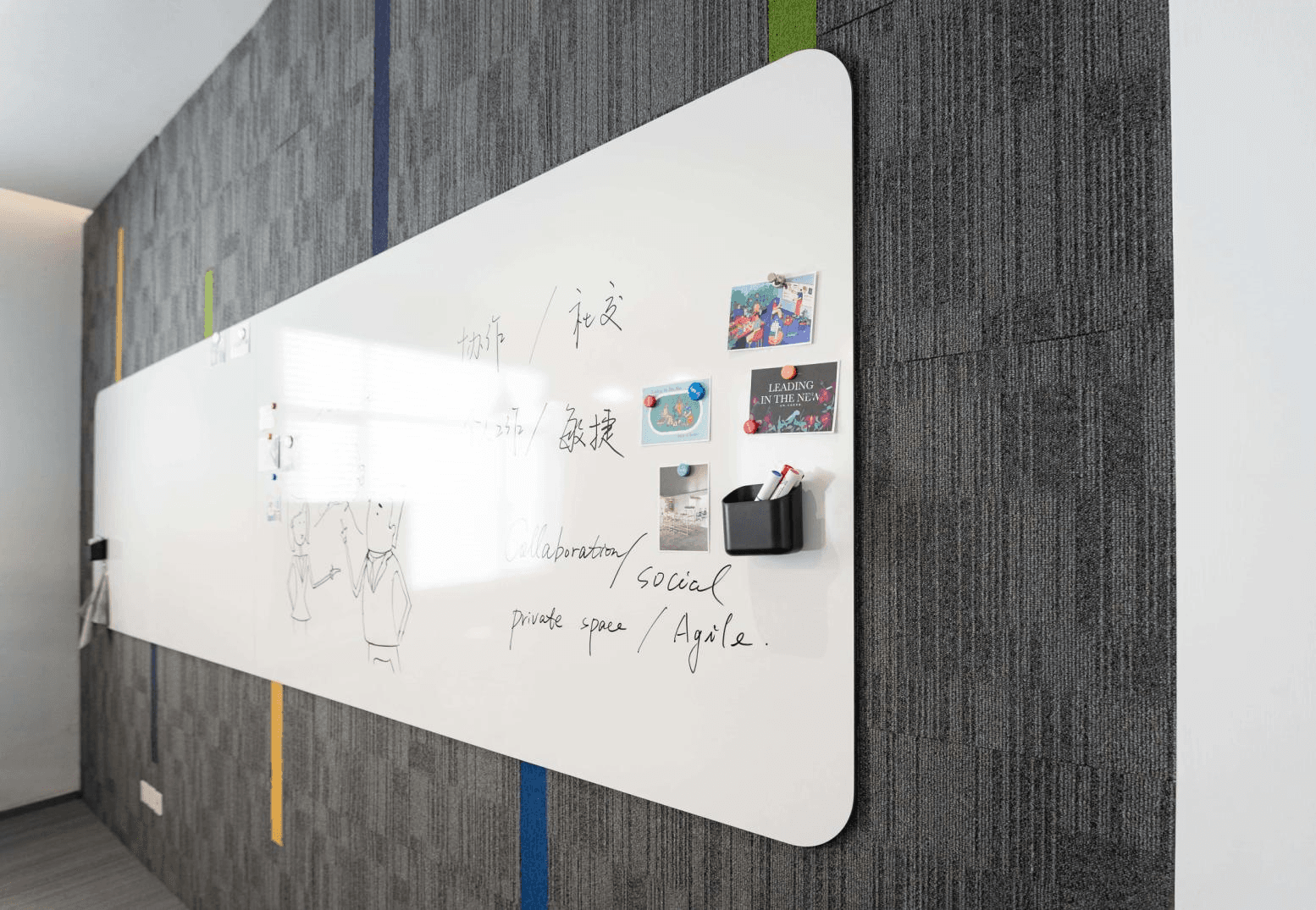 Whiteboard Series | CeramicSteel Collaborative Whiteboard System gallery image 3