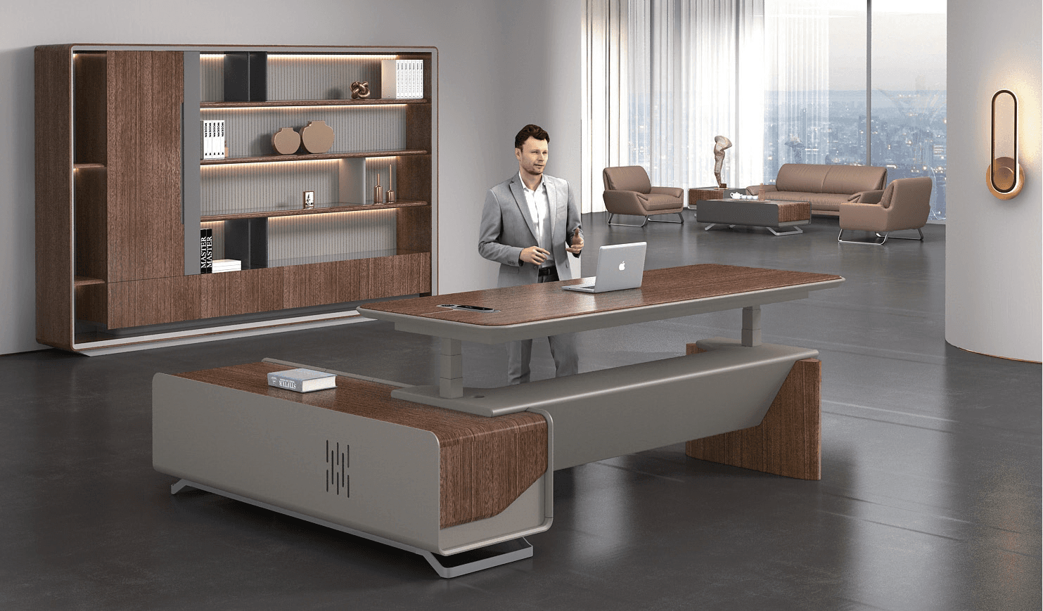 BALLOON Height-Adjustable Desk Series gallery image 20