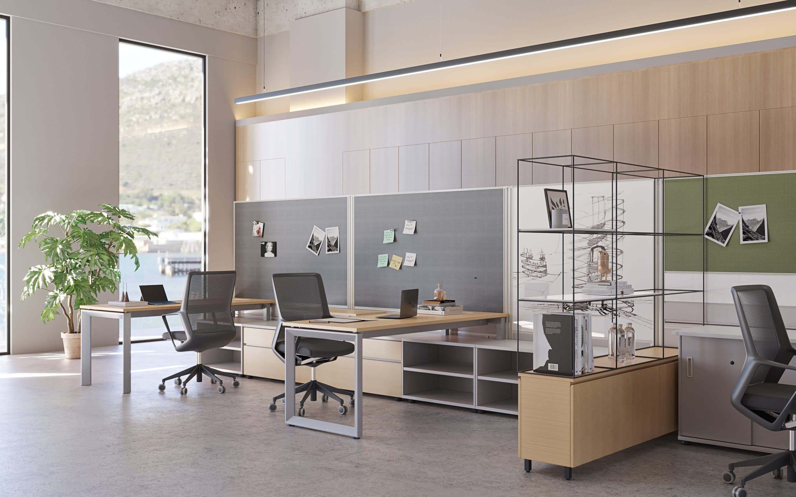 Steel-and-Wood Desk  Series gallery image 4