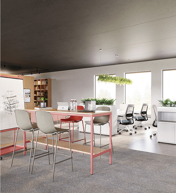 Steel-and-Wood Desk  Series gallery image 17