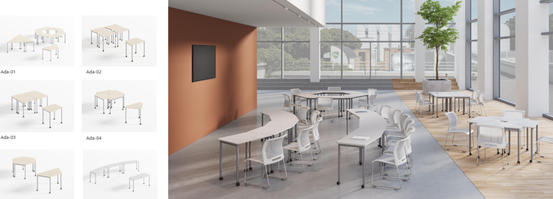 Commercial furniture environment